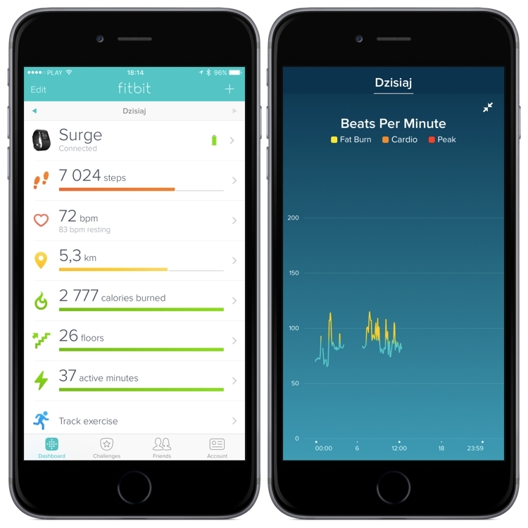 fitbit surge app for iphone